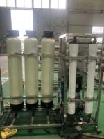 Machine d'osmose inverse pour boire de l'eau minérale 220V moteur de pompe PLC Core 1 an systèmes de purification d'eau souterraine