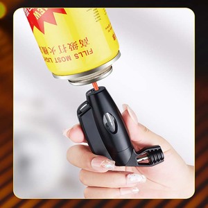 New butan <span class=keywords><strong>Refillable</strong></span> ngọn đuốc nhẹ hơn, windproof, đa tiện ích nhỏ nhẹ hơn cho nến lò sưởi lửa trại nướng - Product Image 5