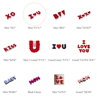 Saint-Valentin Nouveau design en boîte cadeau Fleur éternelle Lettre d'amour personnalisée Marque 26 mots par roses éternelles