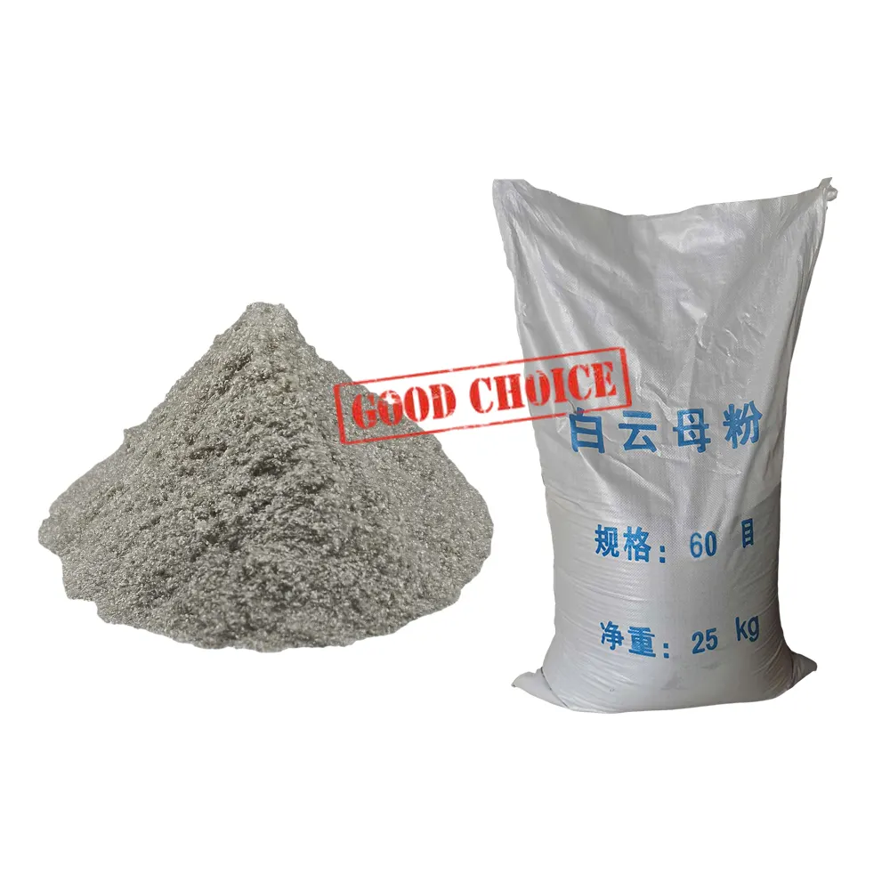 wholesale High grade Muscovite Mica powder 60 mesh for civil construction and industry use