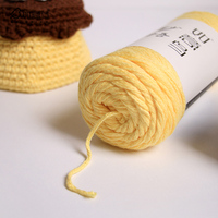 Wholesale Fancy Super Soft Smooth Hand Knitting 100% Cotton Yarn for Crocheting Bags Blanket