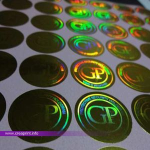 สติกเกอร์โฮโลแกรมราคาประหยัดพร้อมโลโก้คิวอาร์โค้ดแบบกำหนดเอง - Product Image 3