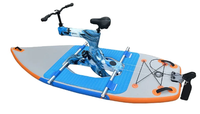 Haute Qualité Portable Stand-up Pédalo Vélo D'eau Gonflable Vélo D'eau Pédale Bateaux à Vendre