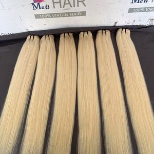 Extensiones de Cabello Virgen Rubio 613 sin Procesar, 12A, Cutícula Alineada, Transparentes para Encaje, 180% de Densidad, Venta al Por Mayor - Product Image 6
