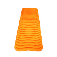 Matelas de camping gonflable à motif ondulé, coussin de couchage à distribution de pression, lit d'air en TPU, tapis de couchage portable épaissi pour tente
