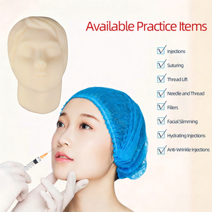 Modello Didattico Medico DARHMMY: Modello in Silicone del Viso Femminile per Iniezioni Cosmetiche - Product Image 3