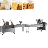 Nouvelle machine de fabrication de biscuits Sanfu, ligne de production de biscuits sandwich avec des matières premières à base de maïs et de lait pour la boulangerie