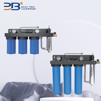 Système de filtration d'eau ultraviolette multimédia 20 GPM avec élément filtrant plissé en PP, adapté à l'eau de puits, de robinet et de pluie