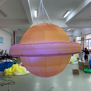 <span class=keywords><strong>Pianeta</strong></span> <span class=keywords><strong>saturno</strong></span> gonfiabile appeso con pianeti gonfiabili ad anello per la decorazione a tema - Product Image 1