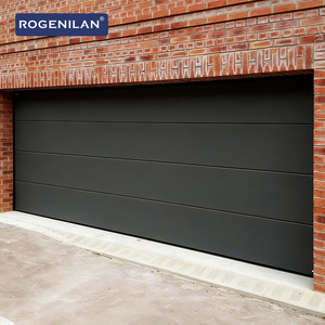 Portes <span class=keywords><strong>de</strong></span> <span class=keywords><strong>garage</strong></span> sectionnelles automatiques en aluminium, acier et verre, étanches, 16x8 et 8x7, <span class=keywords><strong>de</strong></span> la marque Rogenilan Wholesale House - Product Image 1