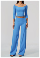 Ensemble de yoga 6 pièces pour femme : Leggings push-up extensibles 4 directions, hauts d'entraînement ajustés, soutien-gorge de sport dos croisé, vêtements de fitness pour la gym