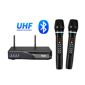 Professional Singer Handheld <b>Wireless</b> <b>Microphone</b> Lightweight Cardioid Style with Long Working Range Plastic Material - Product Image 1