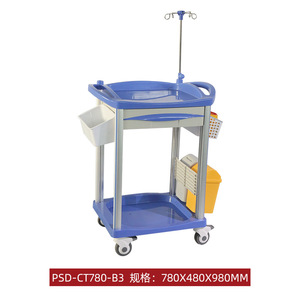 New Tower Emergency <b>Trolley</b> 780X480X980mm Medical Transport Cart Hospital Use - Product Image 1