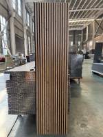 Panneau mural acoustique, revêtement en bois, Akustikpaneele, noyau en polyester, insonorisation, design intérieur de luxe pour villa, distributeur