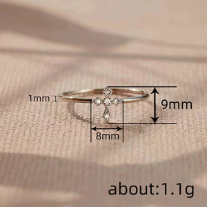 Anello dal Design Miniaturizzato Stile Semplice per Donne - Product Image 5