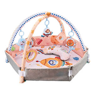 Grand tapis rampant de <span class=keywords><strong>jeu</strong></span> d'intérieur de vente chaude <span class=keywords><strong>avec</strong></span> le jouet de cadre de forme physique de barrière polygonale de bébé transfrontalière de piscine de boule d'océan - Product Image 5