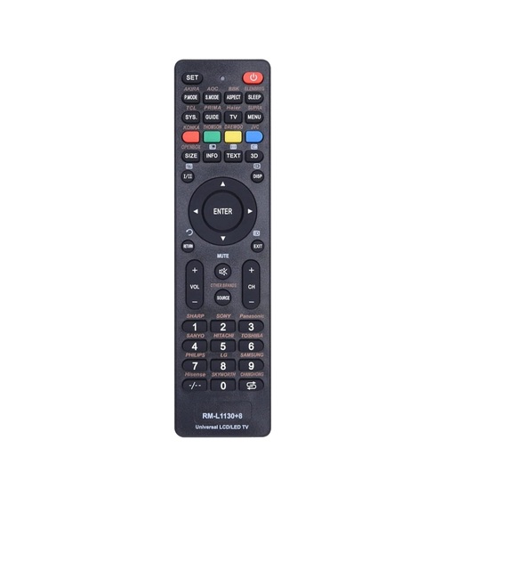 Brand New Prime RM-L1130+8 UNIVERSAL LCD LED TV BOX Ir Remote Control