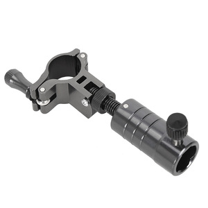 Soporte de caña de pescar de aluminio ligero portátil, soporte multifuncional para clavos de tierra, soporte de cesta para pesca de carpa en Lago - Product Image 6