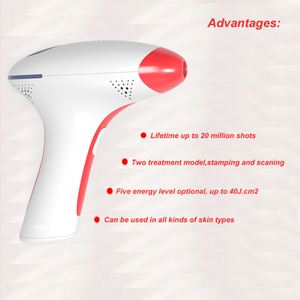 Depiladora portátil de 20 millones de flashes, dispositivo láser de depilación casera para manos y axilas, longitud de onda de 810nm - Product Image 3