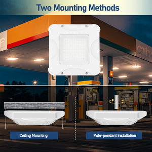 USA Loacl Stock UL IP65 150W Éclairage commercial Garages de stationnement Lampe Station-service Led Auvent Lumières pour remplissage Station de carburant - Product Image 5