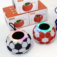 Nouveau Subwoofer Portable sans Fil 5.0/5.5 pour Football, Éclairage LED RGB, Basses Puissantes, Haute Qualité Sonore, Sortie 5W - Modèle 2026 à Succès