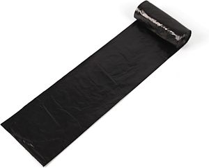 4 Gallon <b>Black</b> Flat Top Trash Bags, 100CT Heavy Duty Leakproof <b>Bin</b> Liners, Disposable Small Garbage Bags for Home <b>Kitchen</b> - Product Image 1