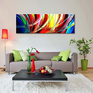 Pintura Acrílica Abstracta Moderna, Pinturas al Óleo Pintadas a Mano, Lienzo Decorativo <span class=keywords><strong>para</strong></span> Pared, Arte <span class=keywords><strong>para</strong></span> Sala de Estar, Dormitorio, <span class=keywords><strong>Comedor</strong></span> - Product Image 2