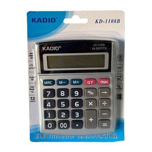 Calculadora Electrónica Kadio KD-1108B de 12 Dígitos con Funciones de Memoria para Uso en Oficina y Escuela - Product Image 1