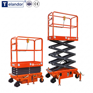 ลิฟท์กรรไกรแบบเคลื่อนที่น้ำหนักเบา 240 กก. ระดับพรีเมียม สำหรับงานในพื้นที่จำกัด จัดส่งรวดเร็ว - Product Image 4