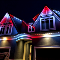 Lampu Natal Ip68 Wifi Pintar untuk Lampu Led Pixel Rgbw Luar Ruangan Dapat Diprogram