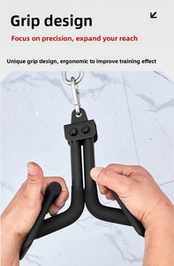 Accessori per Attrezzature da Palestra: Impugnatura per Vogatore, Maniglia Fitness, Maniglia per Pulldown Posteriore, Maniglia per Pectorali, Macchina per Allenamento Bicipiti, Tricipiti e Schiena - Product Image 5