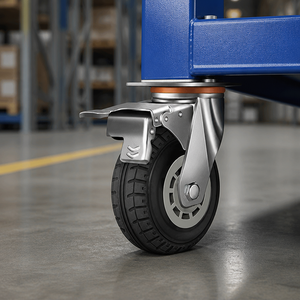 <span class=keywords><strong>Roue</strong></span> pivotante universelle silencieuse en caoutchouc pour chariot <span class=keywords><strong>de</strong></span> transport robuste - Product Image 2