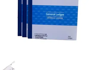 Deli 3452 Accounting Books Diaries, General Ledger Books, Financial Books