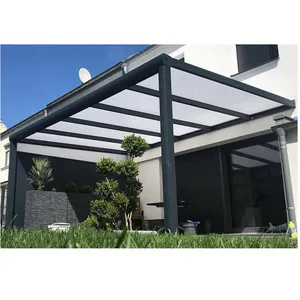 Garden Outdoor Patio Cover Roof Canopy Polycarbonate Terrace Roofing For Terras Overkapping/ Terassen Berdachung Alu