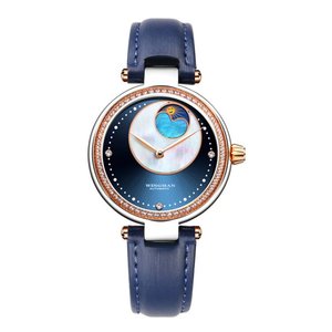 Montre-bracelet mécanique pour femme avec cadran en nacre, étanche, avec diamants, montre mécanique automatique - Product Image 1