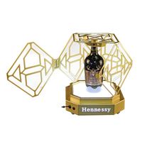 Nouvelle Cage LED Blanc Liquor Holder Présentoirs Bouteilles Présentateur Vin Décoration Présentateur