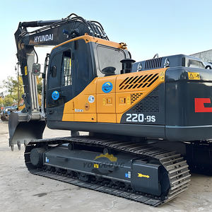HYUNDAI utilisé R220-9S fiable Corée 22 tonnes 210 220 225 9S 22Ton machine d'équipement d'excavatrice radio sur chenilles pour le terrassement - Product Image 4