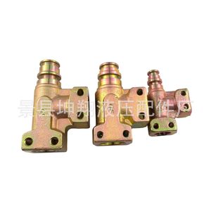 Conector Hidráulico Tipo F, Unión Giratoria Macho a Hembra, Reductor en T, Accesorios de Soporte para Minería - Product Image 3