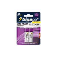 Pile AA de taille AA-4, piles au carbone-zinc Maxpower, piles robustes, piles polyvalentes