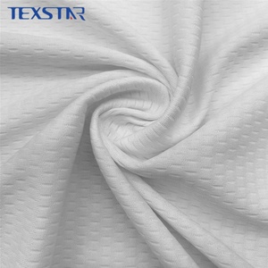 <span class=keywords><strong>Tissu</strong></span> en maille jacquard respirant et anti-humidité 100% polyester à motif œil-de-perdrix pour vêtements de sport - Product Image 5