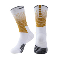Chaussettes personnalisées avec logo, jacquard brodé, maille nid d'abeille, respirantes, chaussettes de sport pour la course à pied