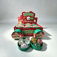 Jouet anti-stress en TPR en forme de boulette de Noël 3-en-1, 5,5 cm, jouet sensoriel Fidget en forme de boulette de maltose pour enfants, idéal pour les cadeaux - Vente en gros