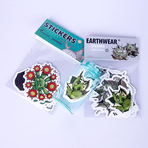 Venta al por mayor de pegatinas de vinilo personalizadas, etiquetas adhesivas troqueladas en bolsas, juegos de impresión de etiquetas de tarjetas con cabeza troquelada - Product Image 1