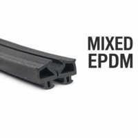 Bande d'étanchéité en caoutchouc EPDM extrudé sur mesure OEM, joint flexible pour portes et fenêtres, isolation des joints de cadre de bâtiment