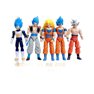 Figurines d'action en PVC de Son Goku et <span class=keywords><strong>Vegeta</strong></span>, version simple et mobile, jouet, modèle, vente en gros - Product Image 4