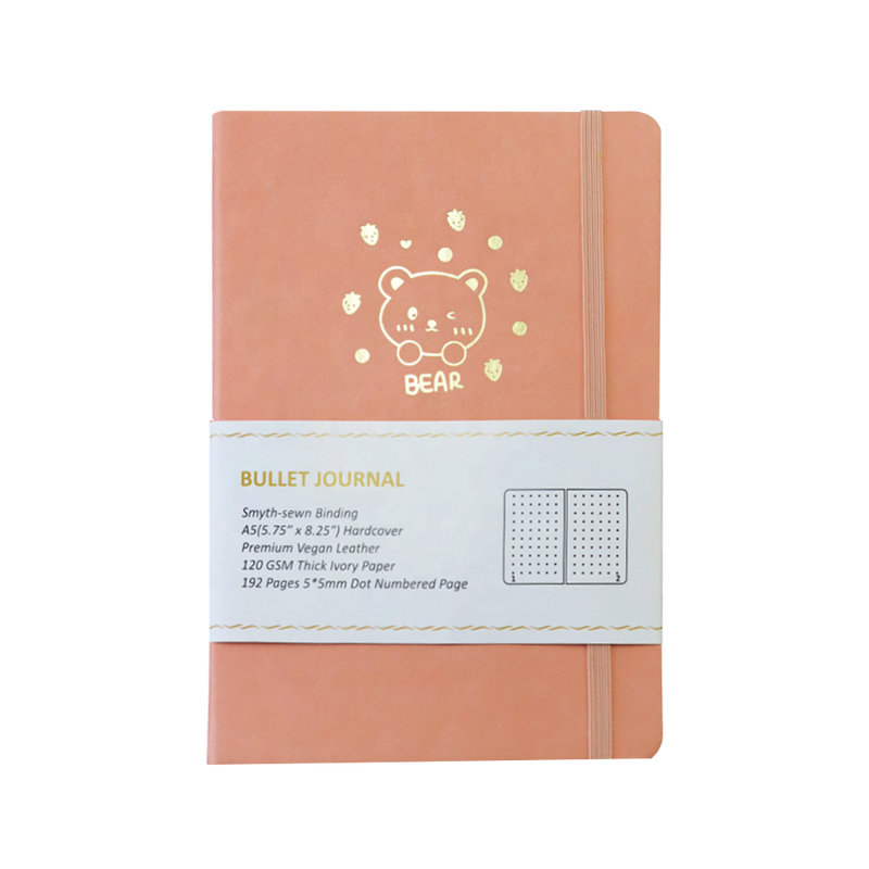 Premium Linen Fabric Cover Notebook Embossed
