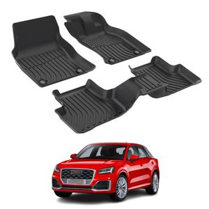 Alfombra de coche de bajo <span class=keywords><strong>precio</strong></span>, alfombra automotriz de fácil instalación, alfombrillas de coche de diseño profesional 5D para Audi <span class=keywords><strong>Q2</strong></span> RHD 2016-2024 - Product Image 1