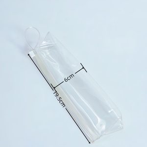 <span class=keywords><strong>PVC</strong></span> dây kéo trong suốt Túi bàn chải đánh răng Túi kem đánh răng không thấm nước lưu trữ bao bì với móc - Product Image 2