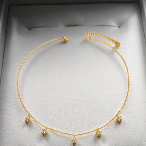 Conjunto de collar y pulsera con colgante de flor de Zirconia cúbica, collar de moda, joyería de acero inoxidable, uso diario, joyería de moda para mujer - Product Image 6