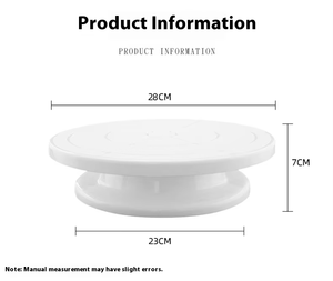 Outil de cuisson gâteau tuyauterie Table léger et Stable gâteau <span class=keywords><strong>Roulette</strong></span> bricolage tuyauterie <span class=keywords><strong>Roulette</strong></span> gâteau moule - Product Image 2